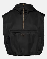 Prada Gilet imbottito in Re-Nylon Nero