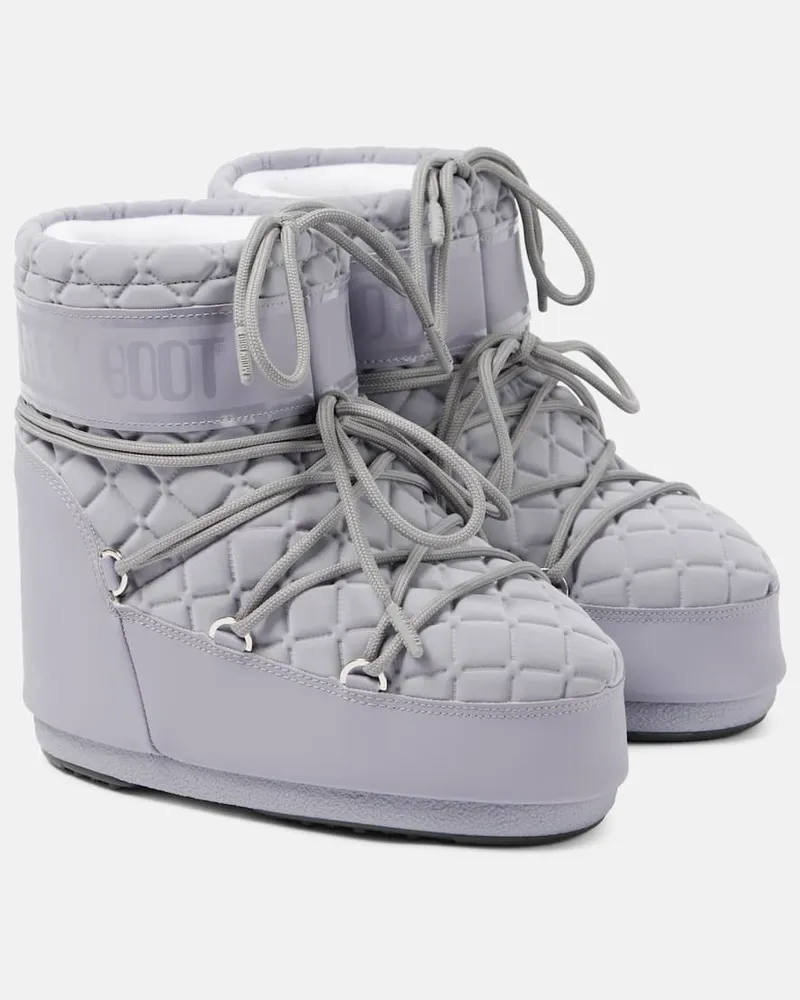 Moon Boot Stivali doposcÃ¬ Icon Low Quilt Grigio