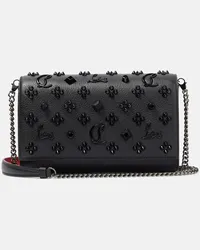 Christian Louboutin Clutch portafoglio Paloma in pelle Nero