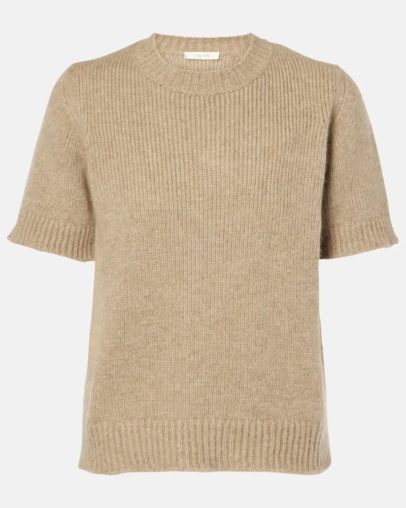 The Row Top Hibiscus in cashmere Marrone