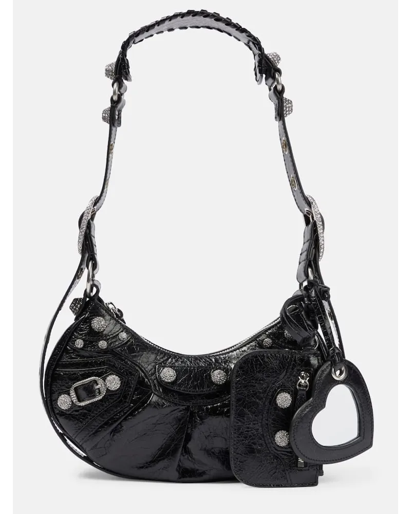 Balenciaga Borsa a spalla Le Cagole XS in pelle Nero