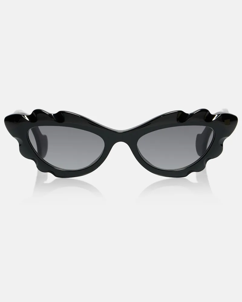 Aquazzura Occhiali da sole Palm Babe cat-eye Nero