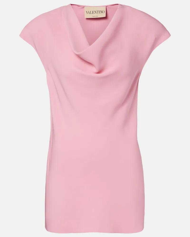 Valentino Garavani Top in Cady Couture Rosa