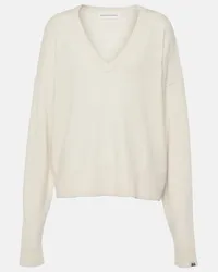 extreme cashmere Pullover Clash in misto cashmere Bianco