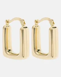 Stone & Strand Orecchini a cerchio Squared Off in oro 14kt Oro