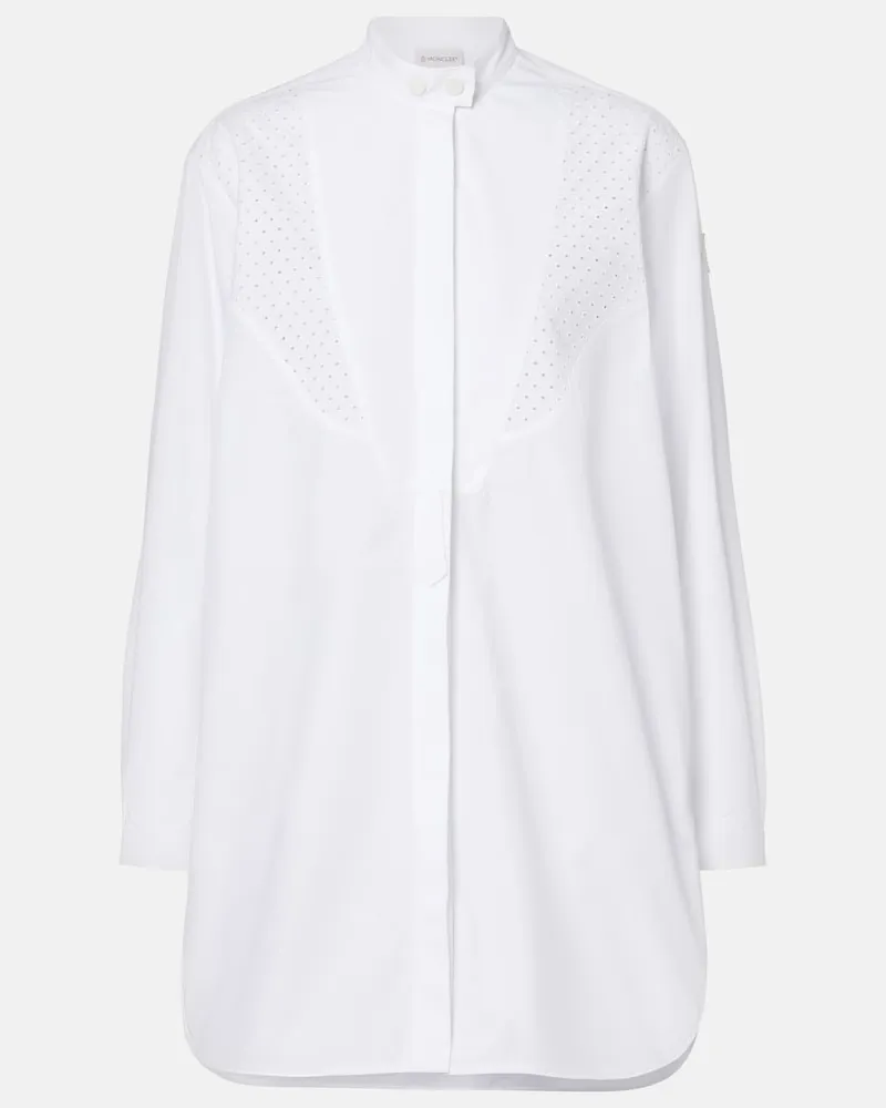 Moncler Camicia in cotone Bianco