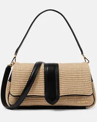 Jacquemus Borsa a spalla Le Bambimou Medium con pelle Beige