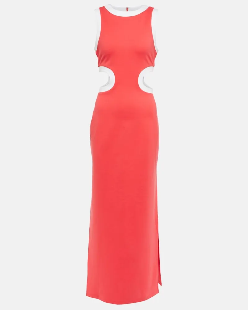 STAUD Abito lungo Dolce in jersey Multicolore