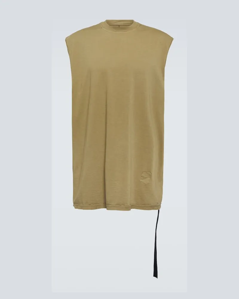 Rick Owens T-shirt Tarp in jersey di cotone Verde