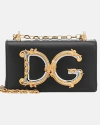 Dolce & Gabbana Borsa DG Girls Small in pelle Nero