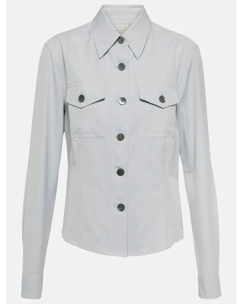 Dries van Noten Camicia in cotone Blu