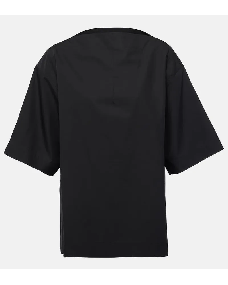 Totême Top in cotone Nero