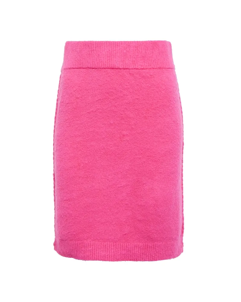 Helmut Lang Gonna a tubino in misto cotone Rosa