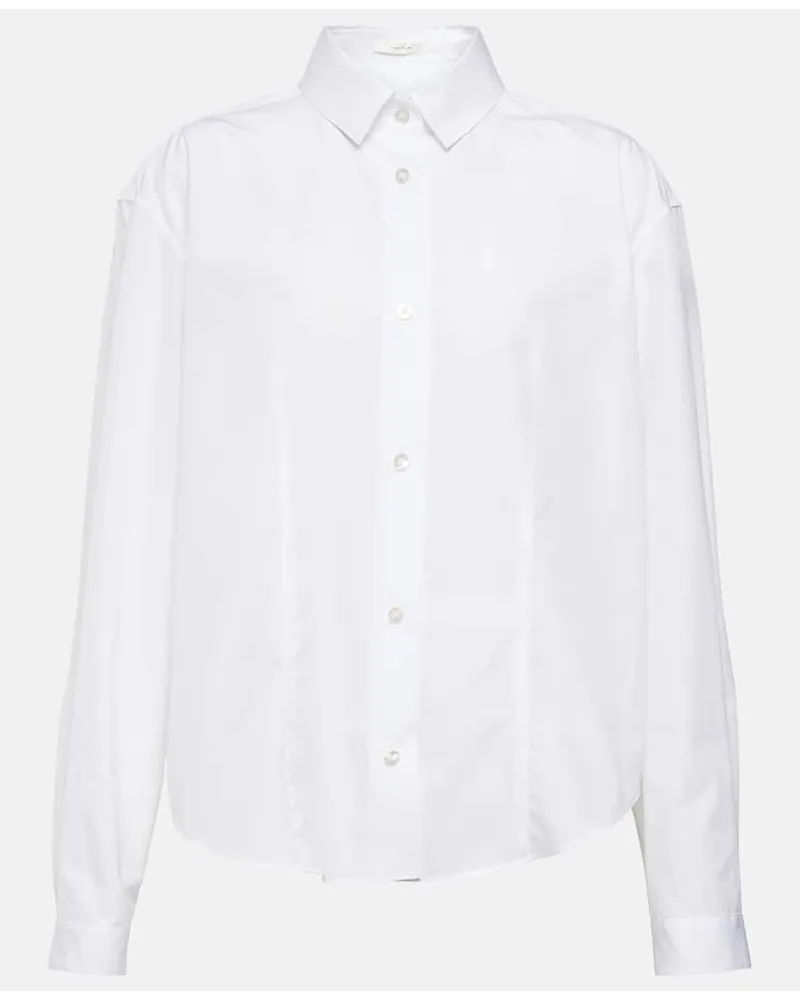 The Row Camicia Baltica in popeline di cotone Bianco