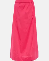 Max Mara Gonna midi Ricetta in popeline Rosa