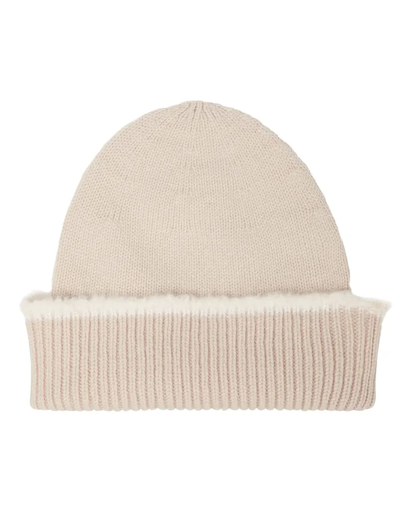 Barrie Berretto Teddy in cashmere Beige