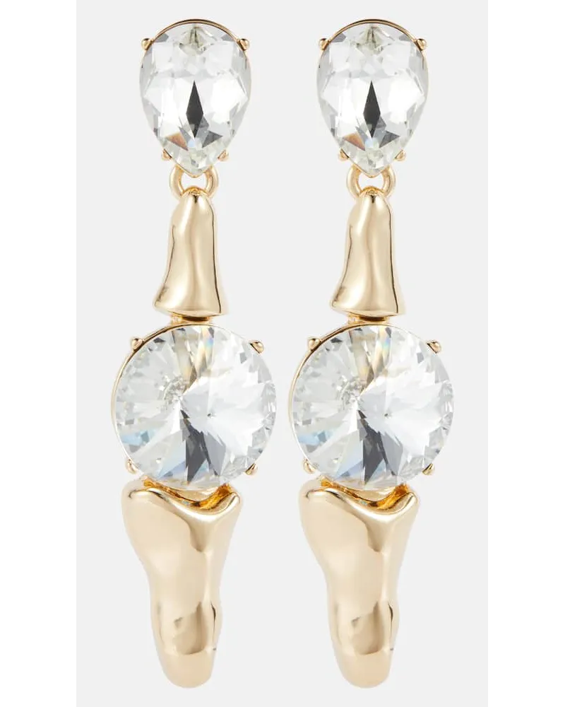 Area Orecchini pendenti con cristalli Oro