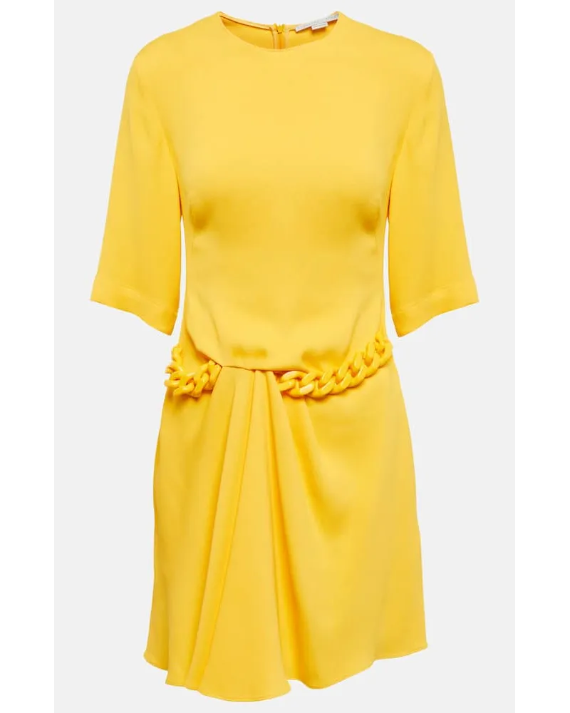 Stella McCartney Miniabito con catene Giallo