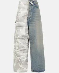 Balenciaga Jeans cargo con stampa Multicolore