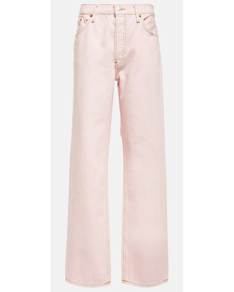 RE/DONE Jeans Loose Long Rosa