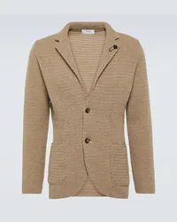 LARDINI Blazer in cashmere Marrone