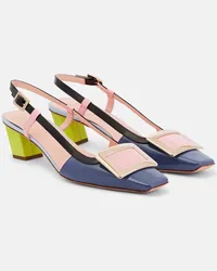 Roger Vivier Pumps slingback Belle Vivier 45 in pelle Multicolore