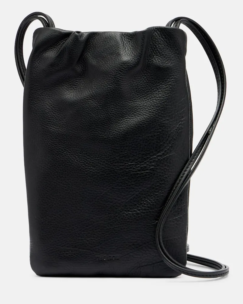 The Row Borsa porta smartphone Bourse in pelle Nero