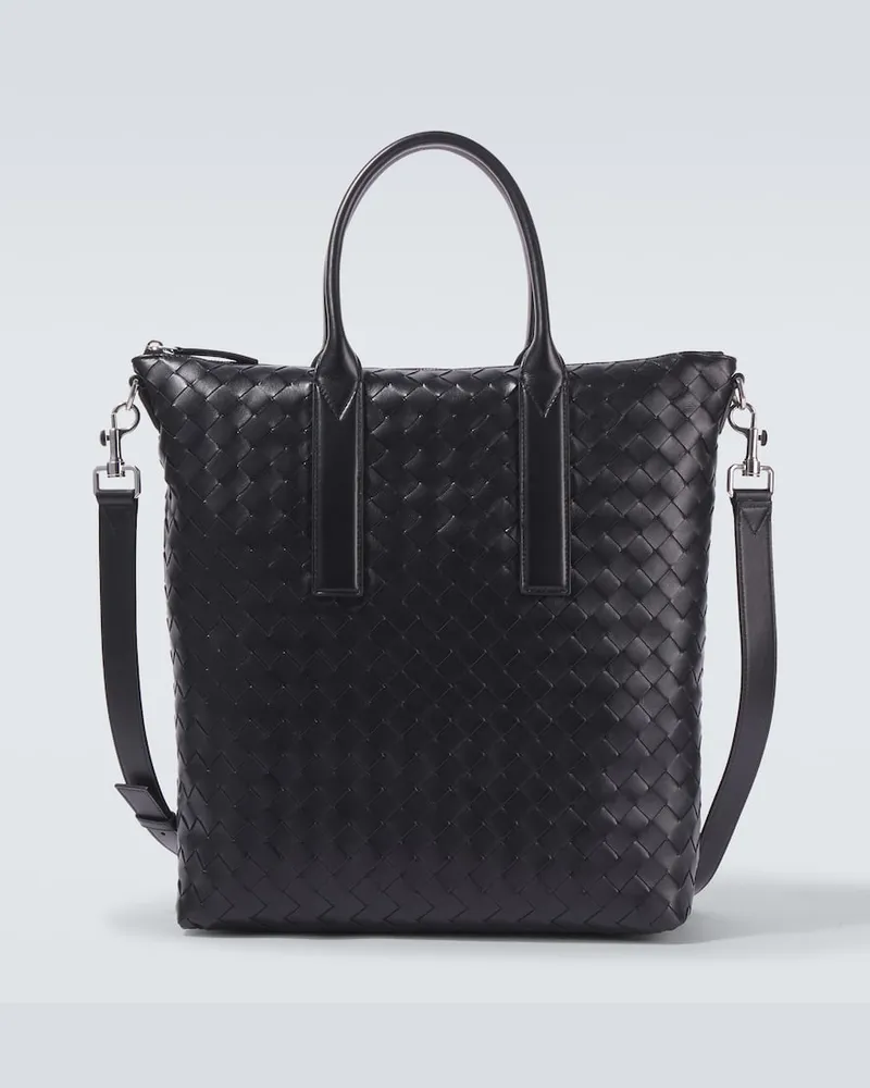 Bottega Veneta Borsa Classic Intrecciato in pelle Nero