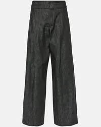 Max Mara Pantaloni a gamba larga Athos Nero