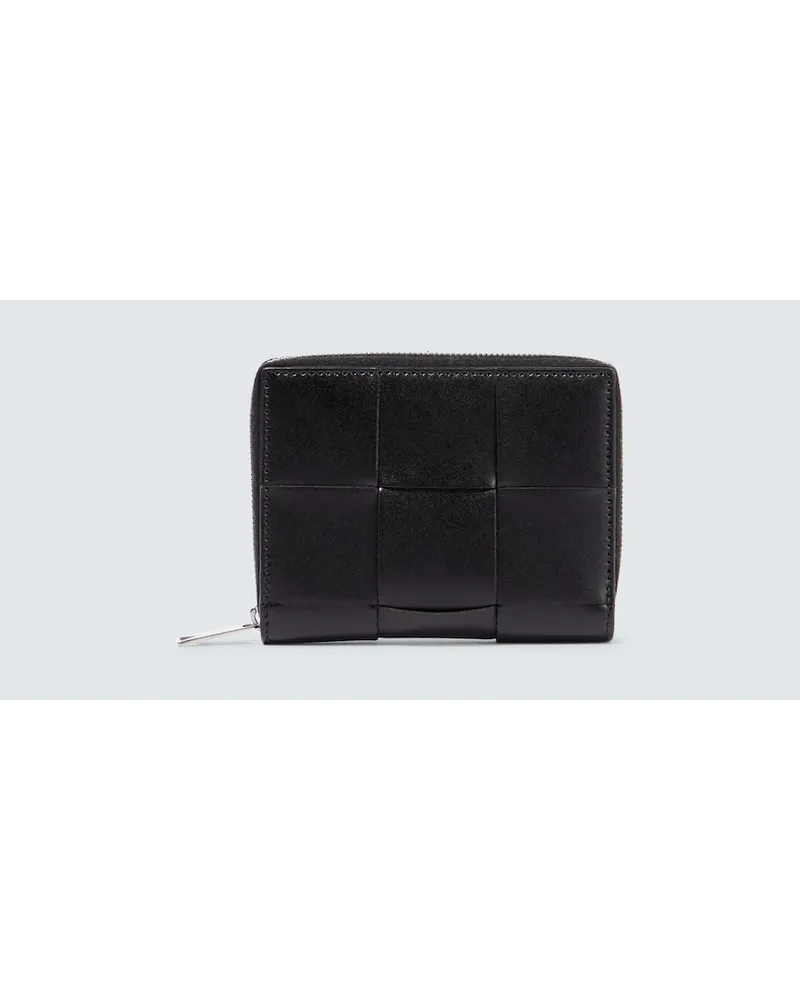 Bottega Veneta Portafoglio in pelle Intrecciato Nero