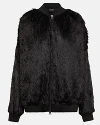 Tom Ford Bomber in pelliccia sintetica Nero