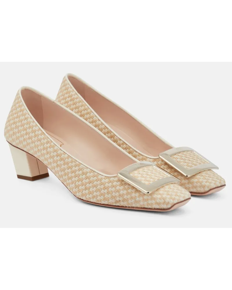 Roger Vivier Pumps Belle Vivier in bouclÃ Beige