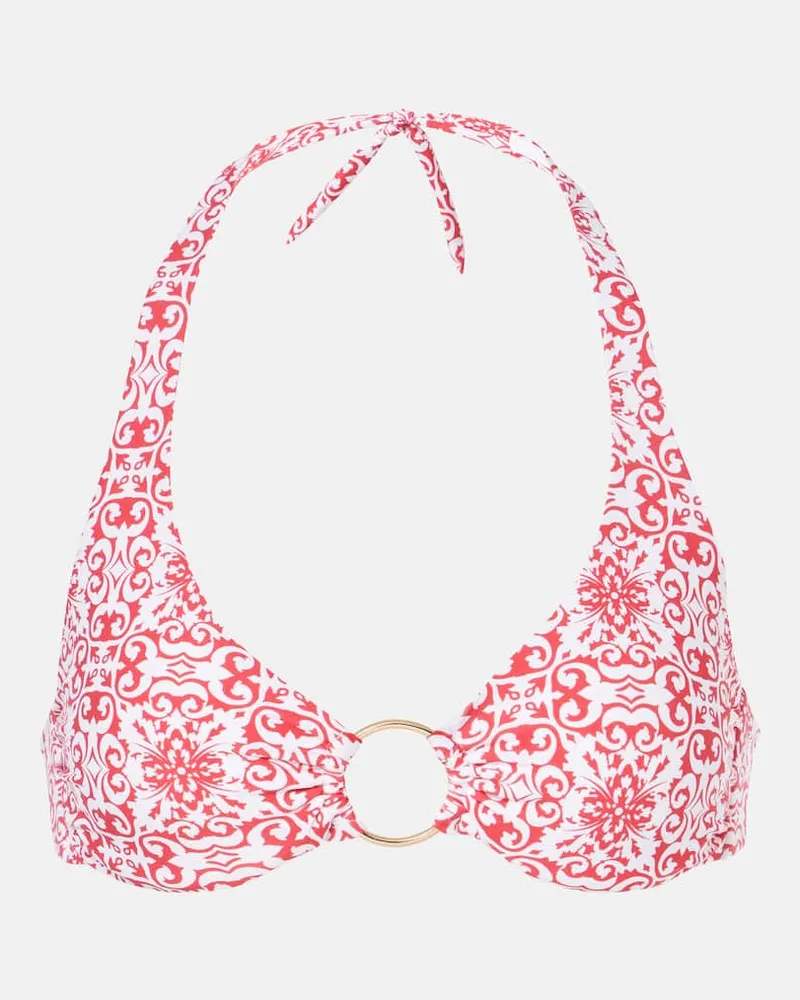Melissa Odabash Top bikini Brussels Rosso