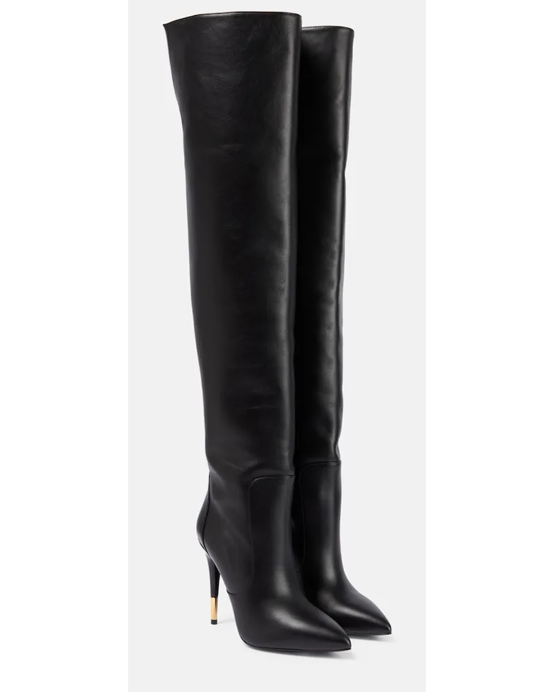 Tom Ford Stivali cuissardes in pelle Nero