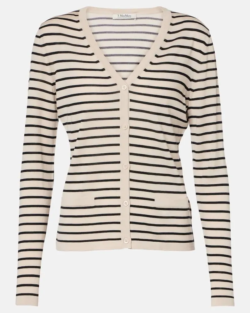 Max Mara Cardigan Kenya in lana Beige
