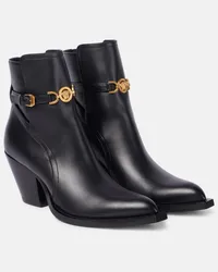 Versace Stivaletti Medusa '95 in pelle Nero