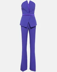 Safiyaa Jumpsuit Capucine in crêpe Viola