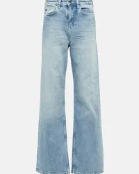 Adriano Goldschmied Jeans flared New Alexxis a vita alta Blu