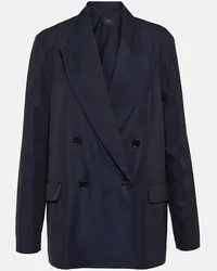 Joseph Blazer Jaden in seta e cotone Blu