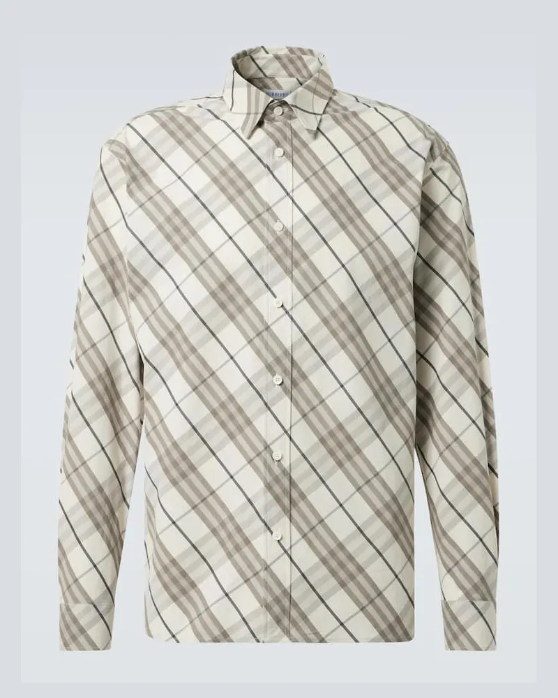 Burberry Camicia in cotone Burberry Check Multicolore