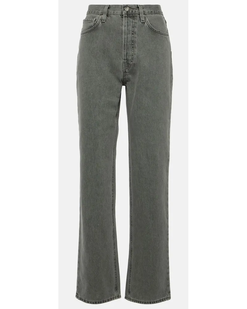 Totême Jeans regular a vita alta Grigio