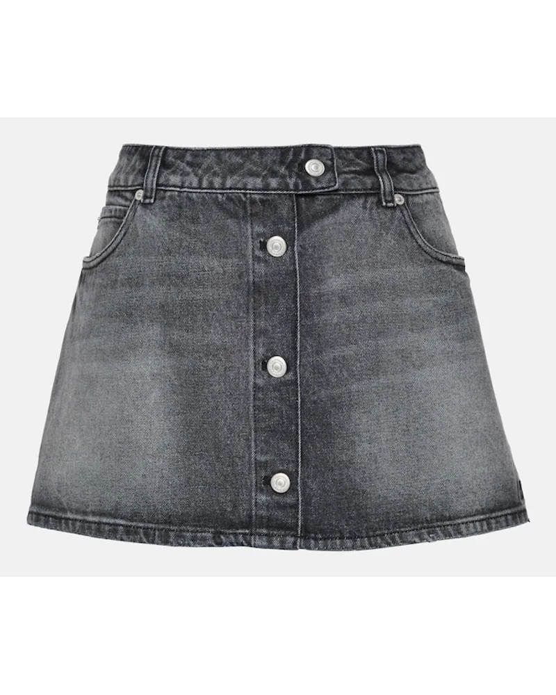 Courrèges CourrÃ¨ges Minigonna di jeans Grigio