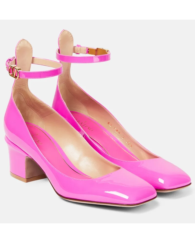 Valentino Garavani Pumps Tan-Go in vernice Rosa