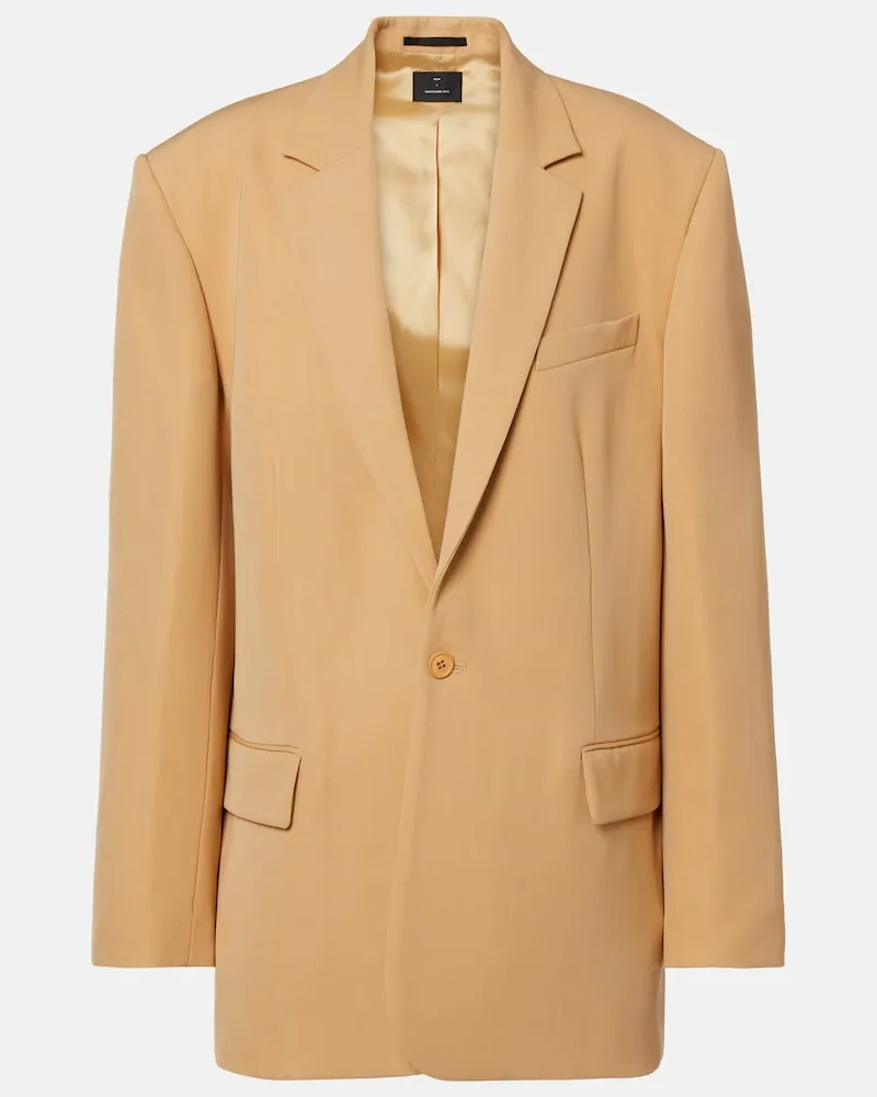 WARDROBE.NYC Blazer oversize in lana Beige