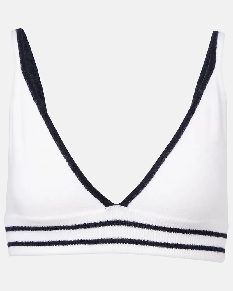Jardin des Orangers Top in cashmere Bianco