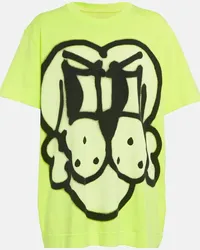 Givenchy x Chito - T-shirt in jersey di cotone con stampa Giallo