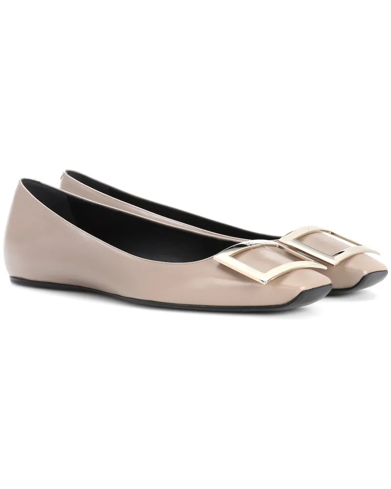 Roger Vivier Ballerine Belle Vivier in pelle Grigio