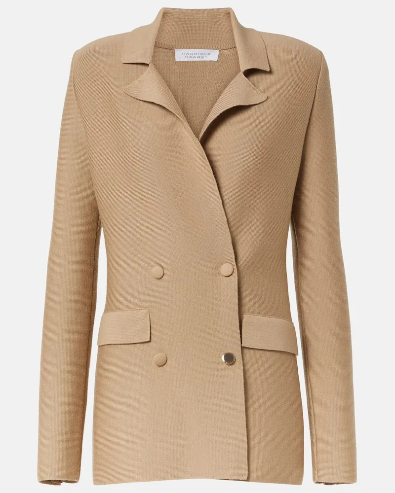 Gabriela Hearst Blazer Bowen in lana Beige