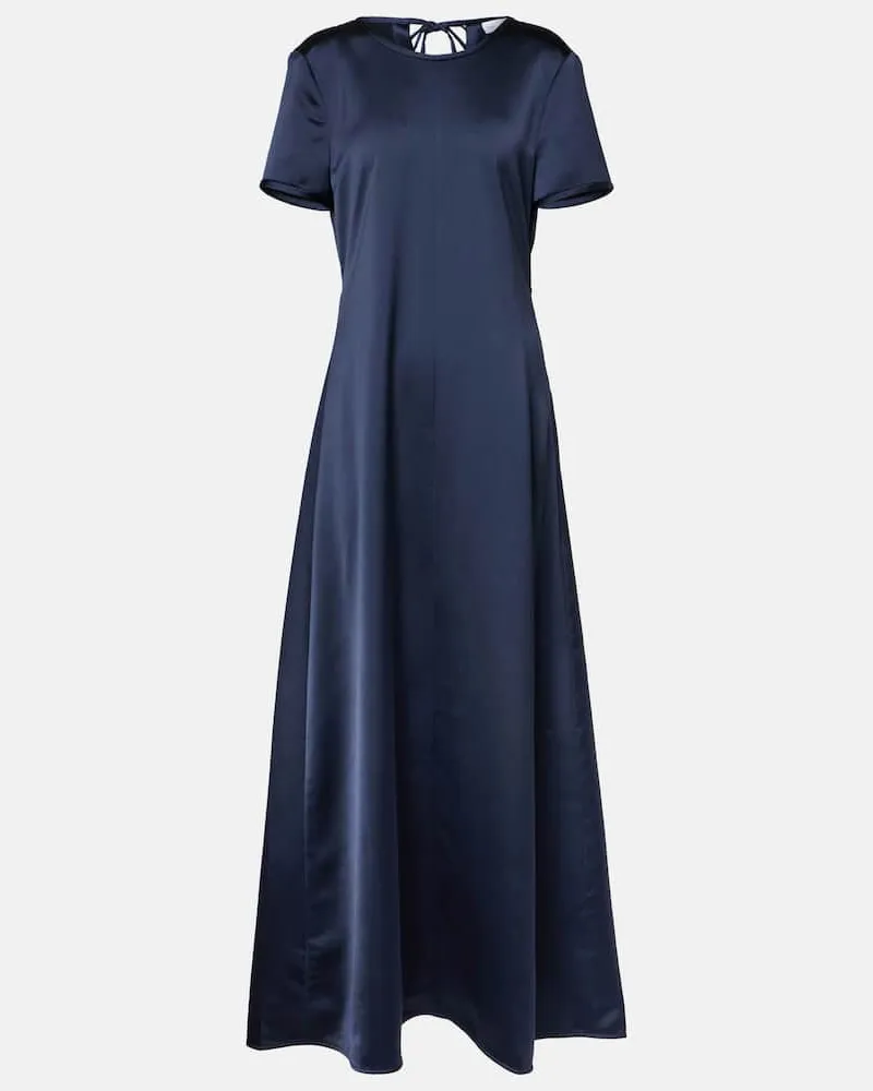 Proenza Schouler White Label - Abito lungo Delphine in raso Blu