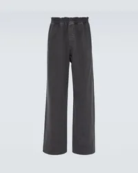 The Row Pantaloni sportivi Davide in misto cotone Grigio